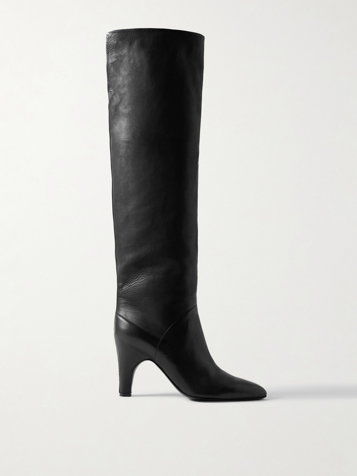 Gabriela Hearst - Hana Leather Knee Boots - Black