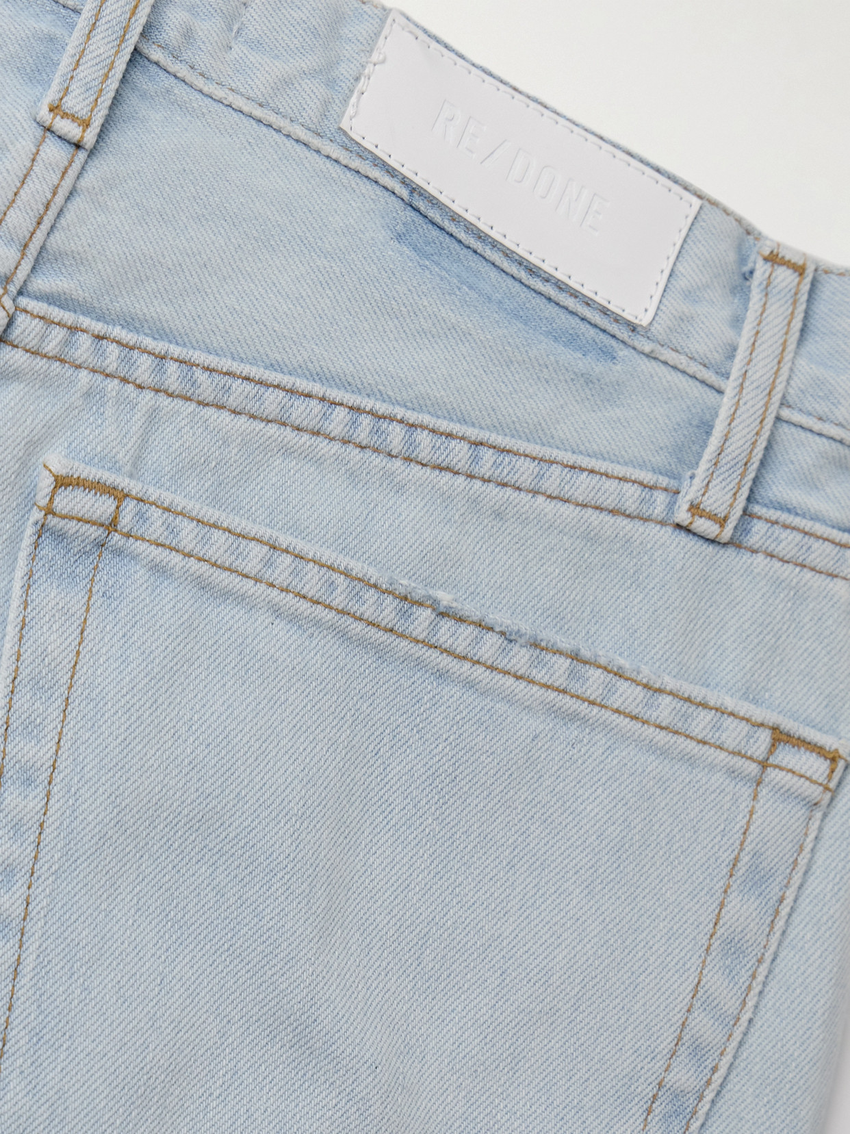 Re/done 90s Loose High-rise Straight-leg Jeans In Blue