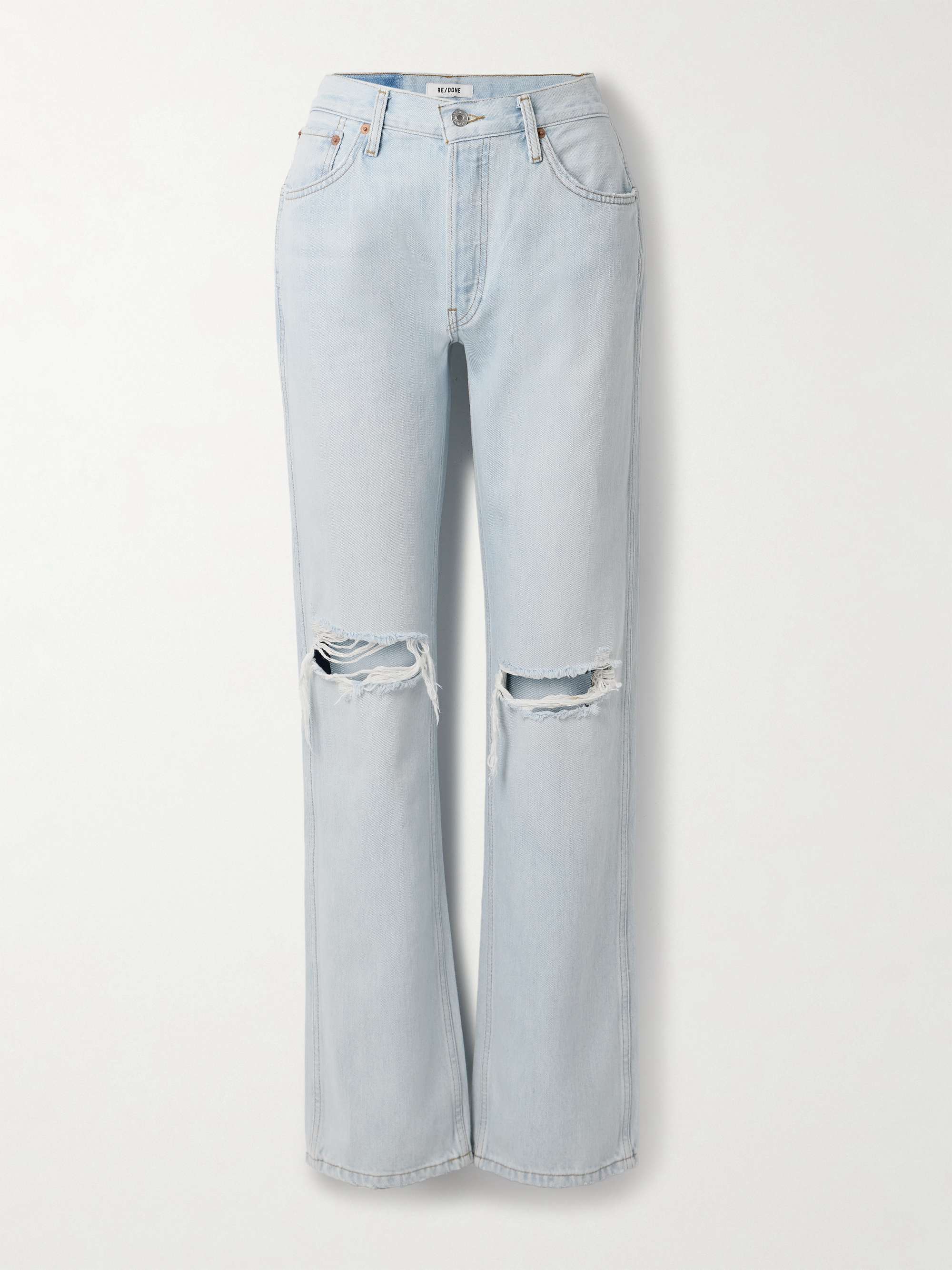 90s Loose high-rise straight-leg jeans RE/DONE pour femme | NET-A-PORTER