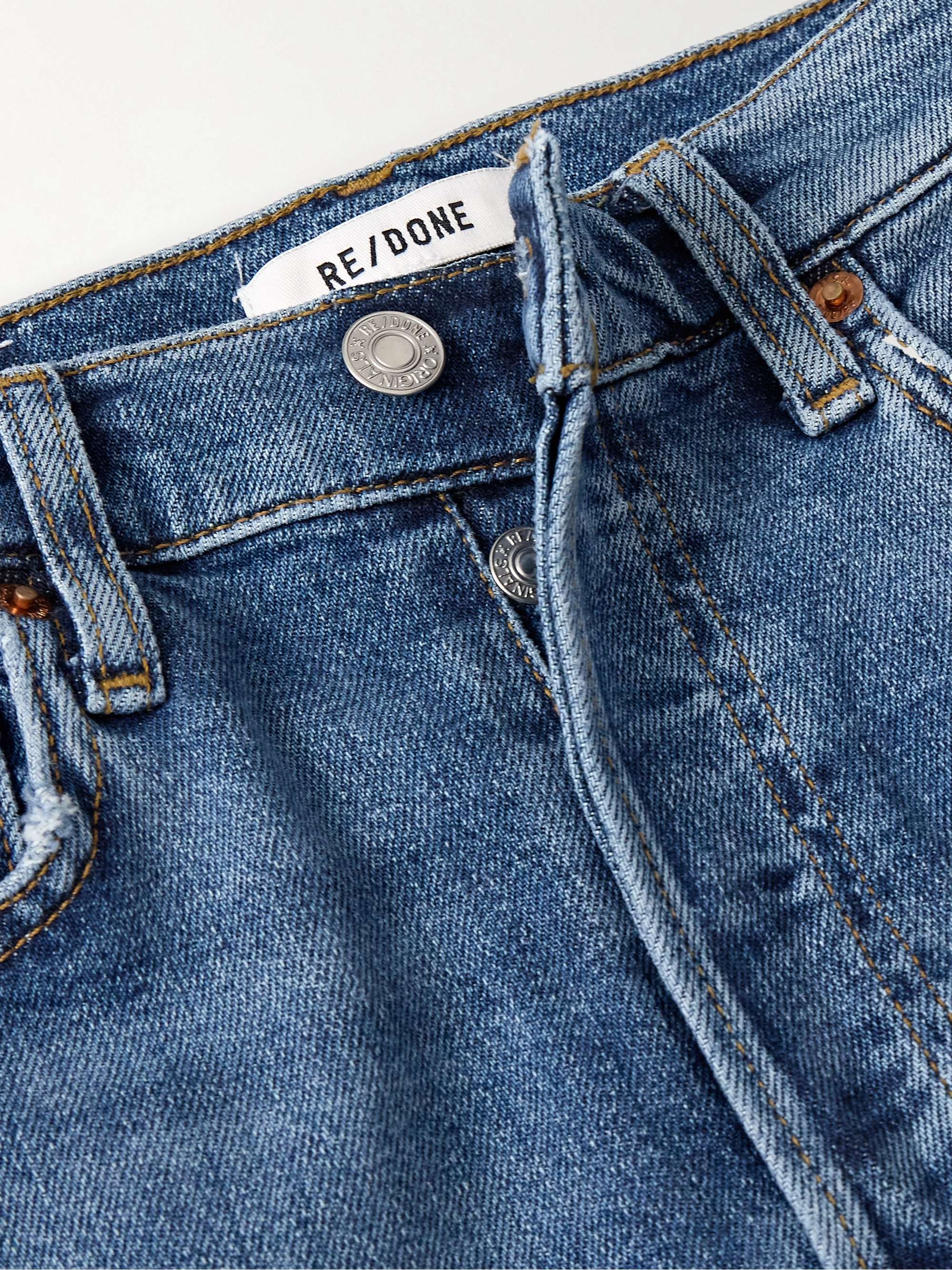 RE/DONE 70s Stove Pipe high-rise straight-leg jeans