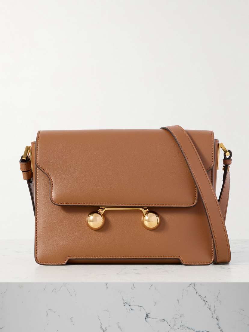 Marni Trunkaroo Medium Leather Shoulder Bag