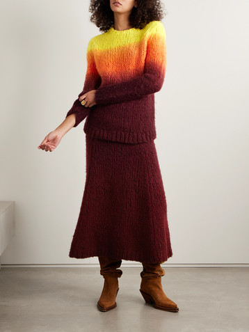 Gabriela Hearst Pallas dégradé brushed-cashmere sweater