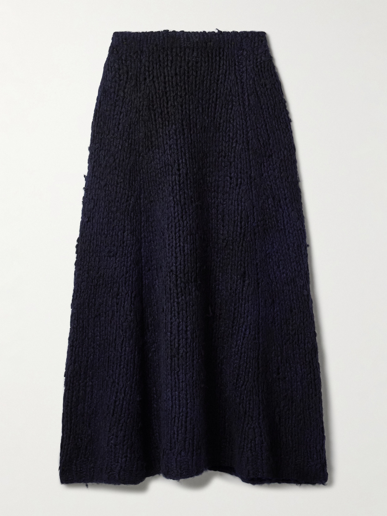 Gabriela Hearst Perses Cashmere Midi Skirt In Blue