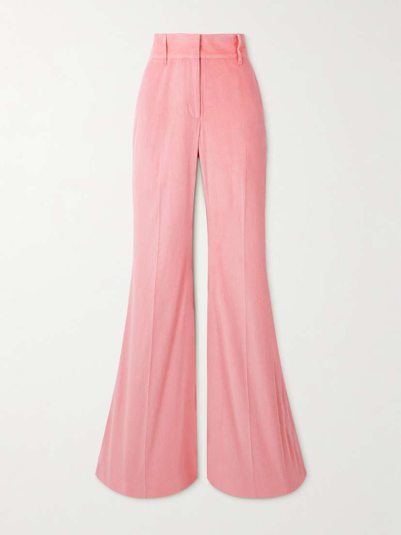 Gabriela Hearst Ianthe Cotton-corduroy Flared Pants