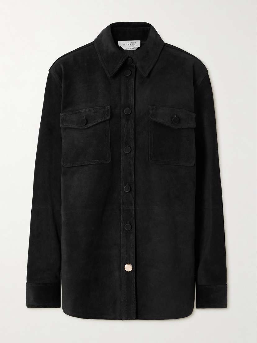 Gabriela Hearst Irene Suede Shirt