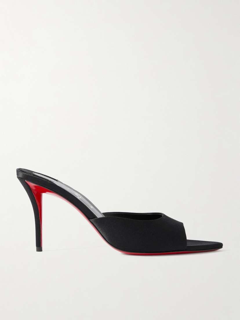 Christian Louboutin Apostropha 80 Satin Mules