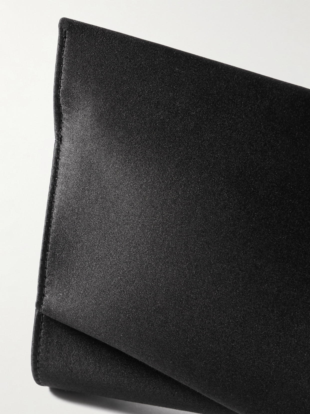 Christian Louboutin Loubitwist Iridescent Leather Clutch Bag In Black