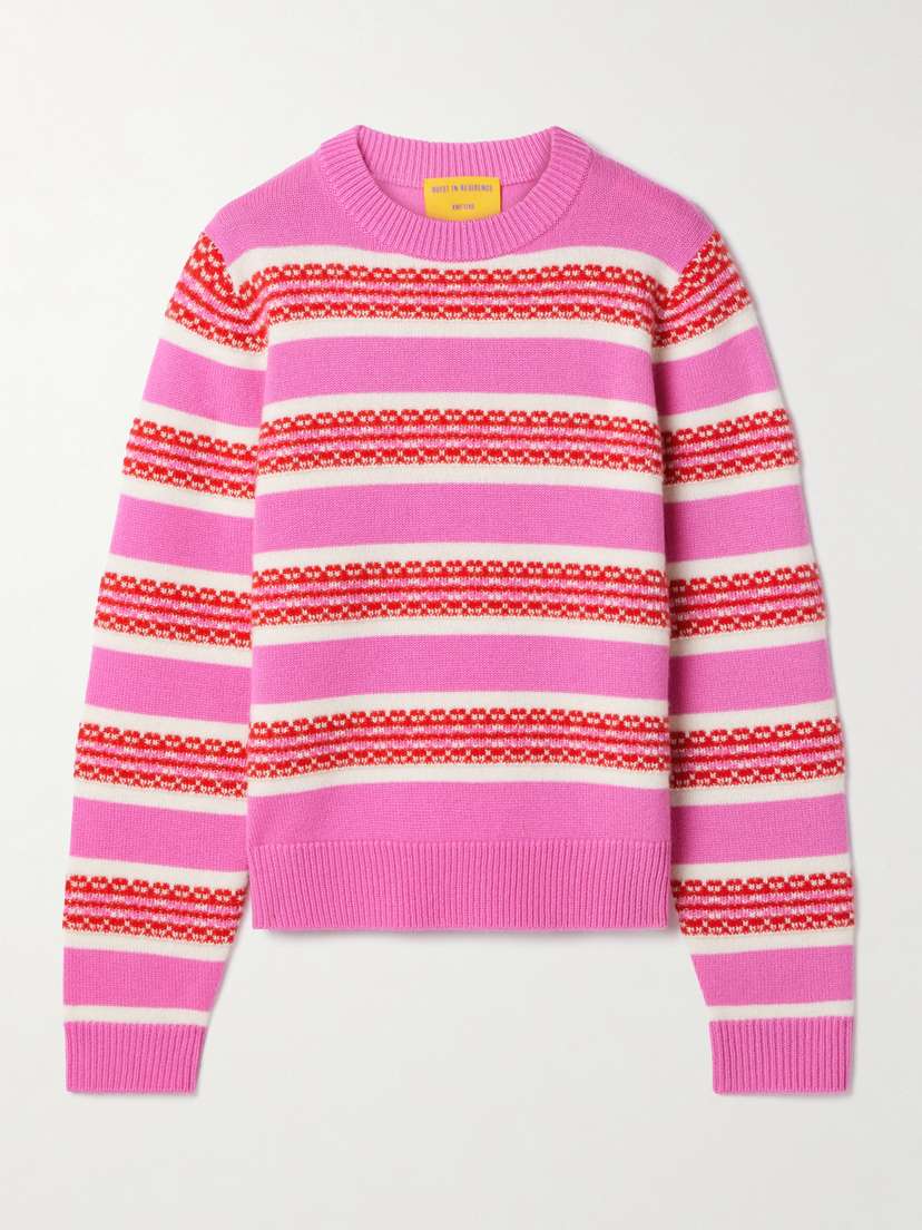 Guest In Residence Fair Isle Cashmere-jacquard Sweater