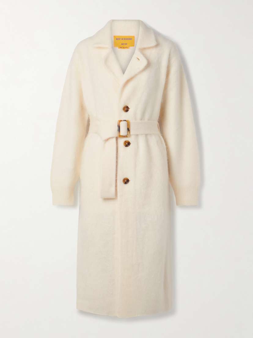 Guest In Residence Grizzly Belted Brushed-cashmere Coat