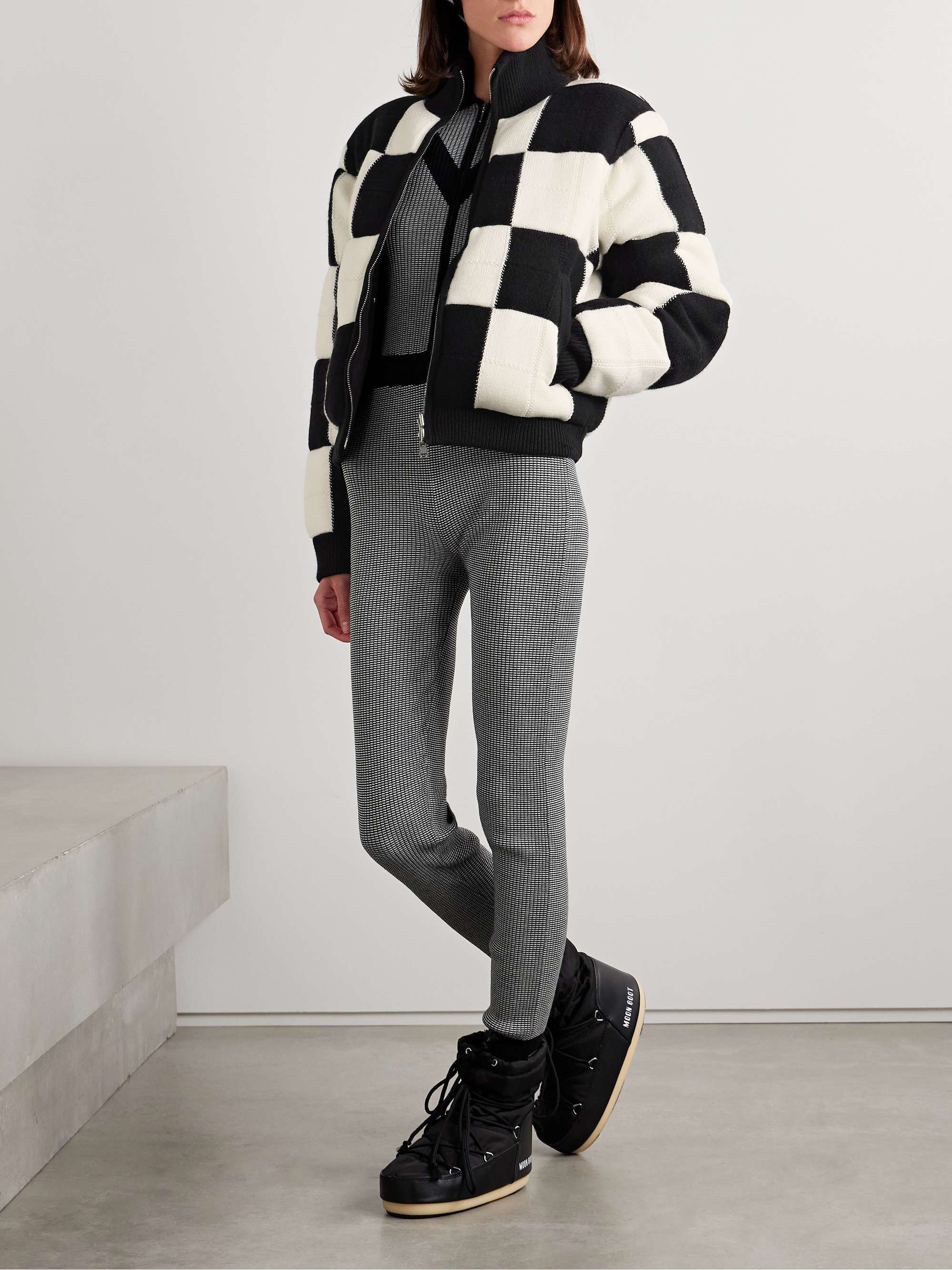 Padded checked jacket 2025