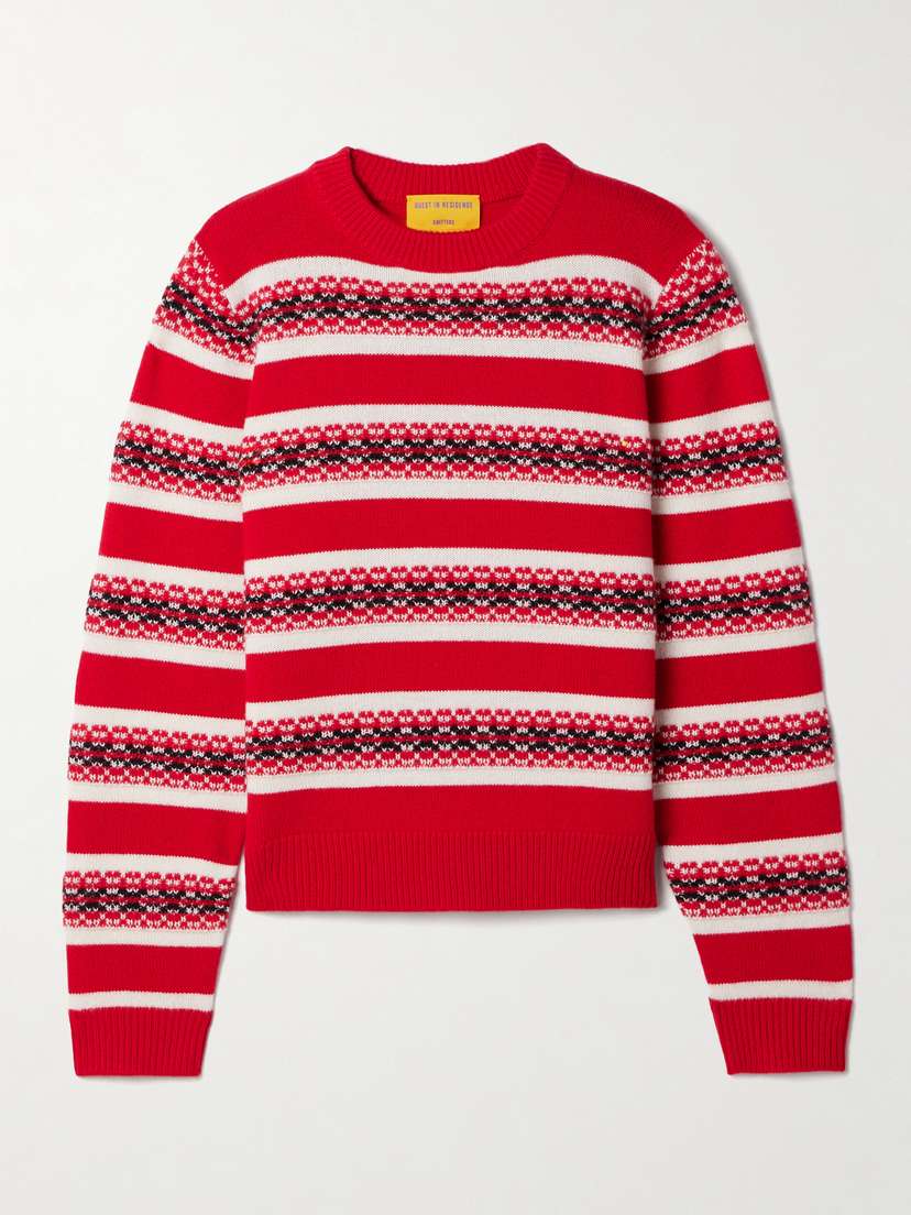 Guest In Residence Fair Isle Cashmere-jacquard Sweater