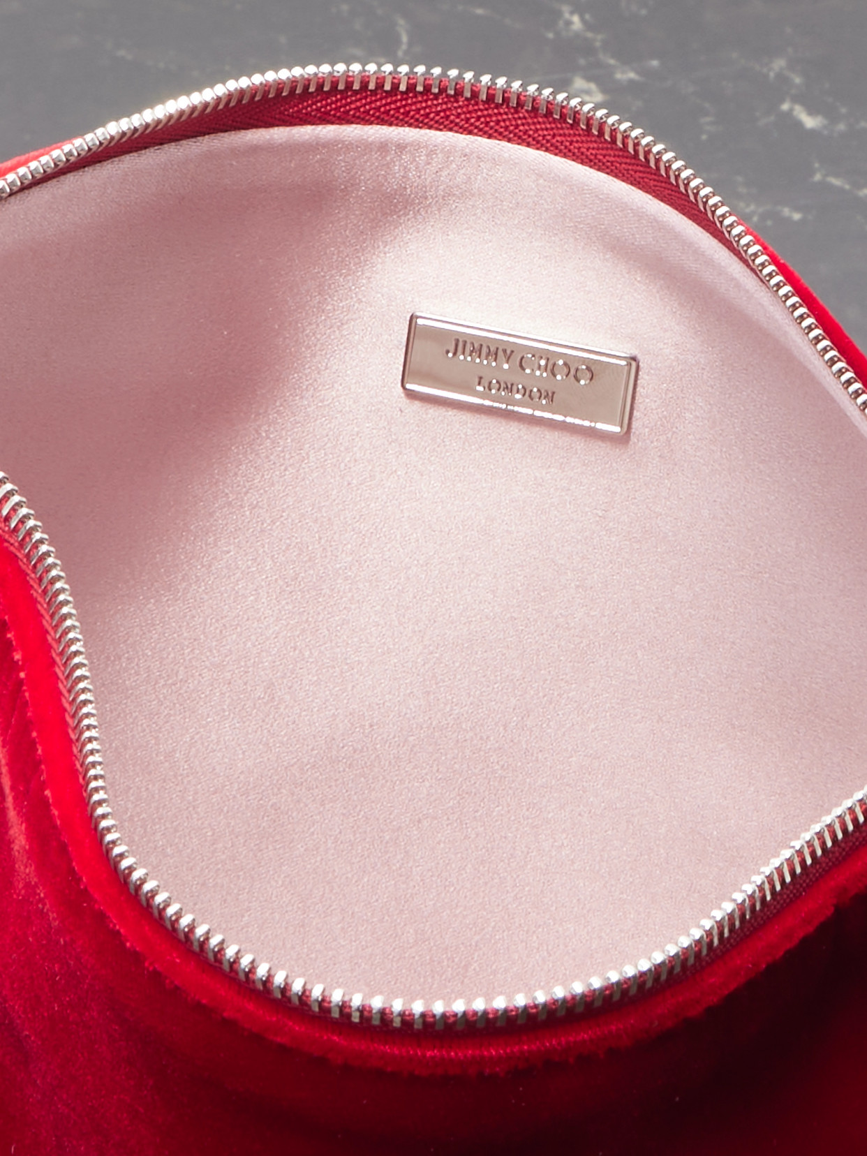 Jimmy Choo Callie Crystal-embellished Velvet Shoulder Bag In Red
