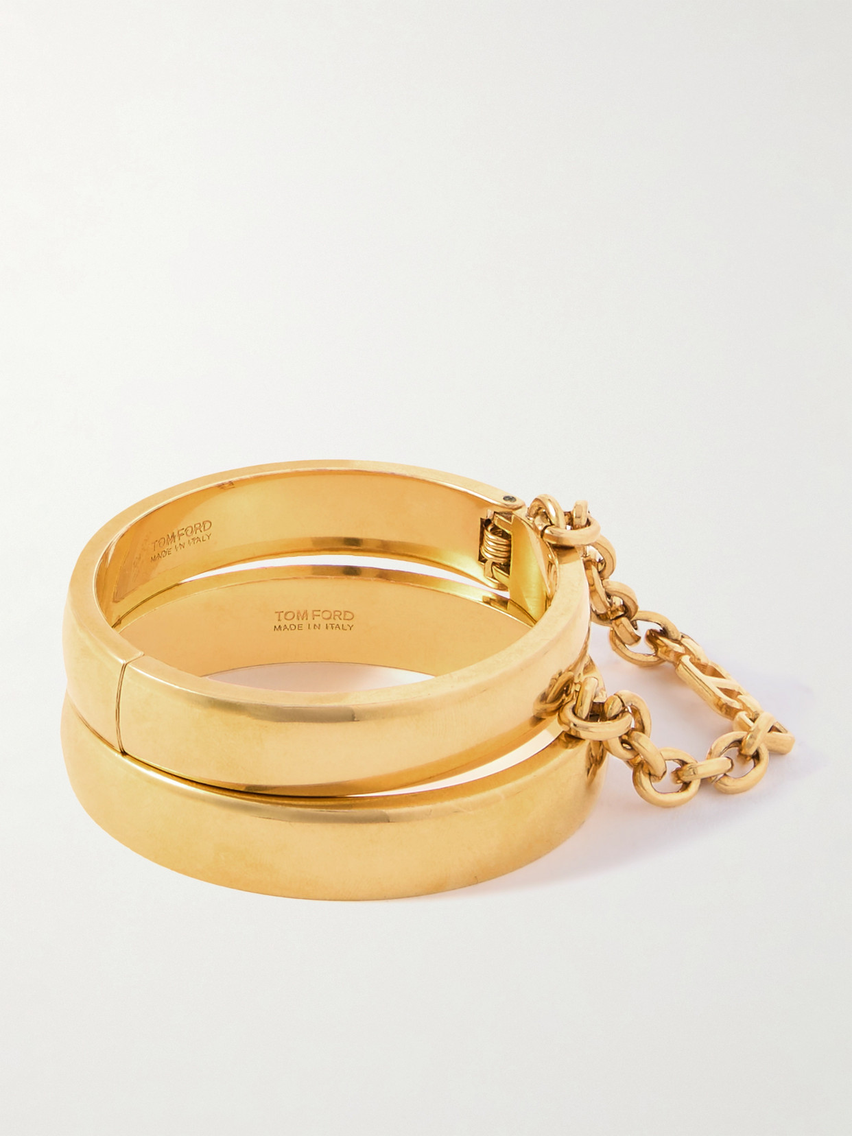 TOM FORD - Set Of Two Gold-tone Bracelets - S/M