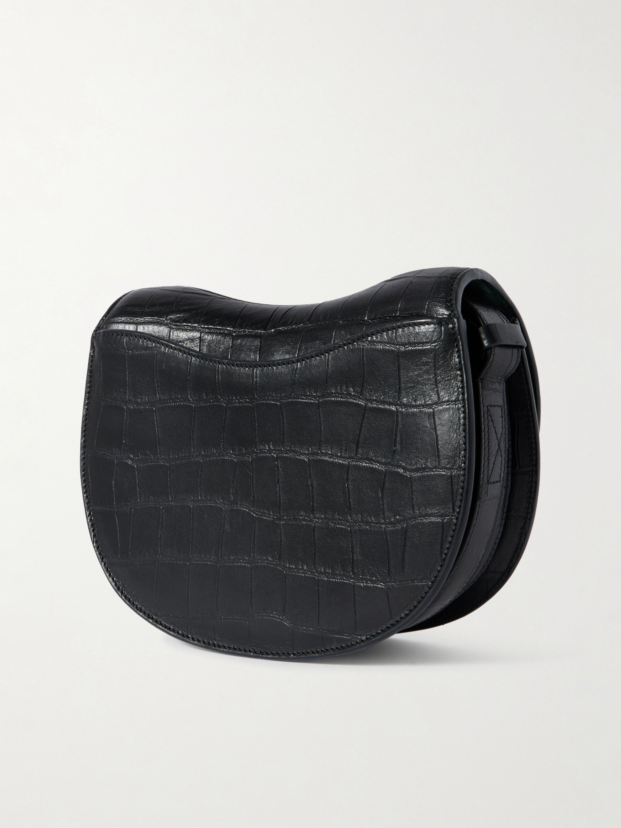 Burberry Croc-effect Leather Shoulder Bag In Unknown