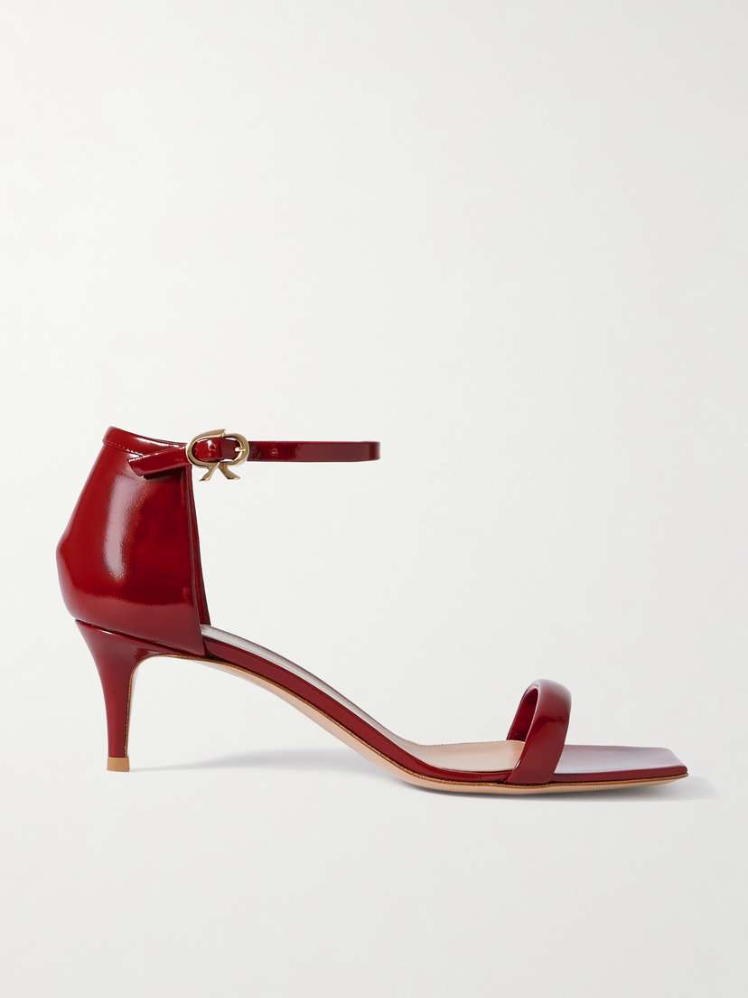 Gianvito Rossi Rhys 55 Patent-leather Sandals