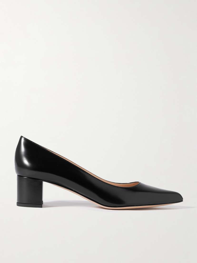 Gianvito Rossi Piper 45 Leather Pumps