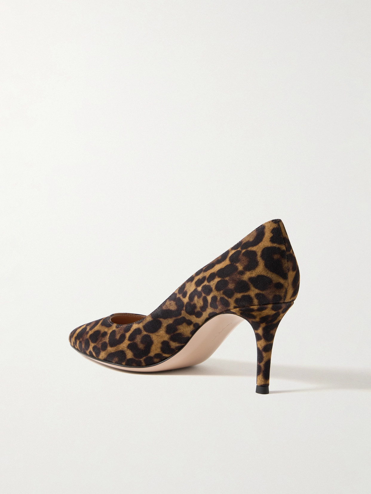 Gianvito Rossi 85mm Gianvito Leopard Suede Pointed-toe Pumps In Animal Print