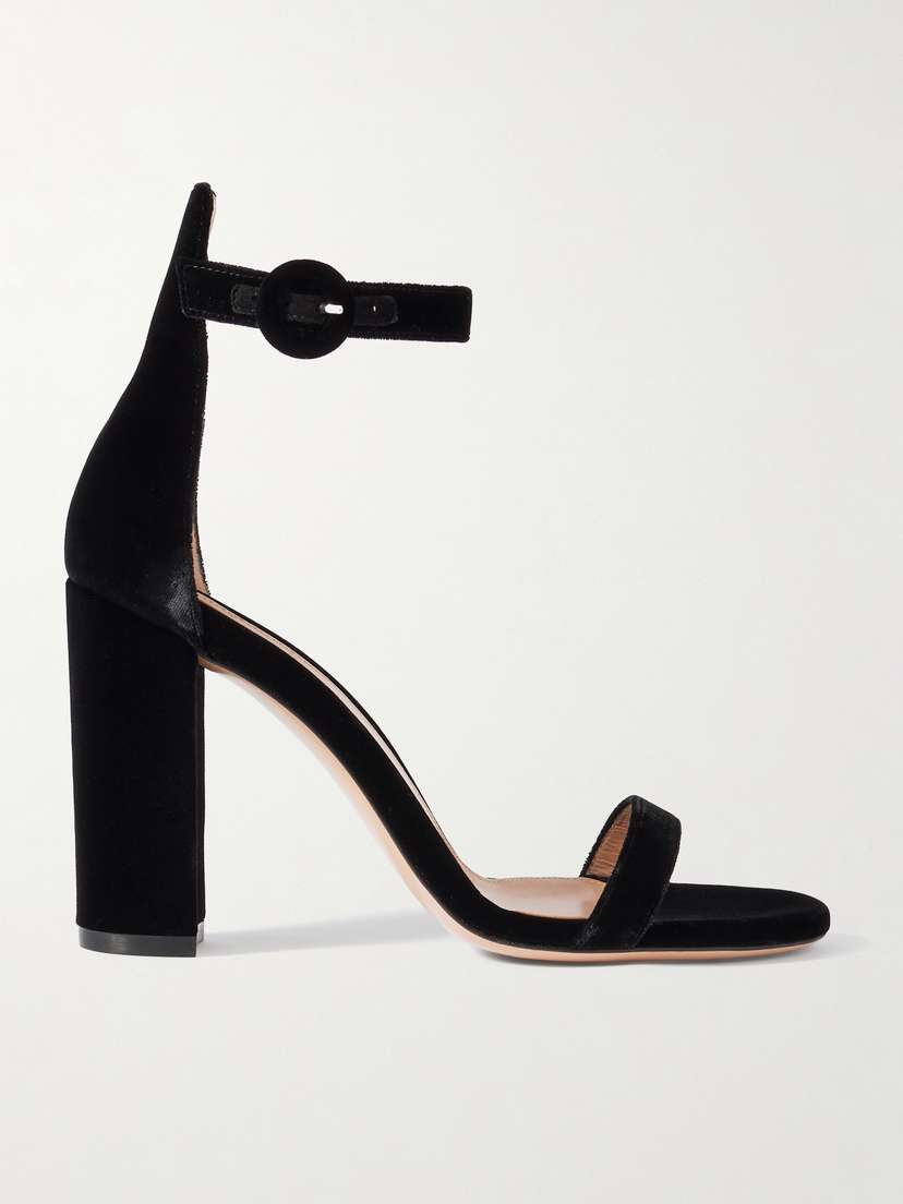 Gianvito Rossi Gaeta 105 Velvet Sandals