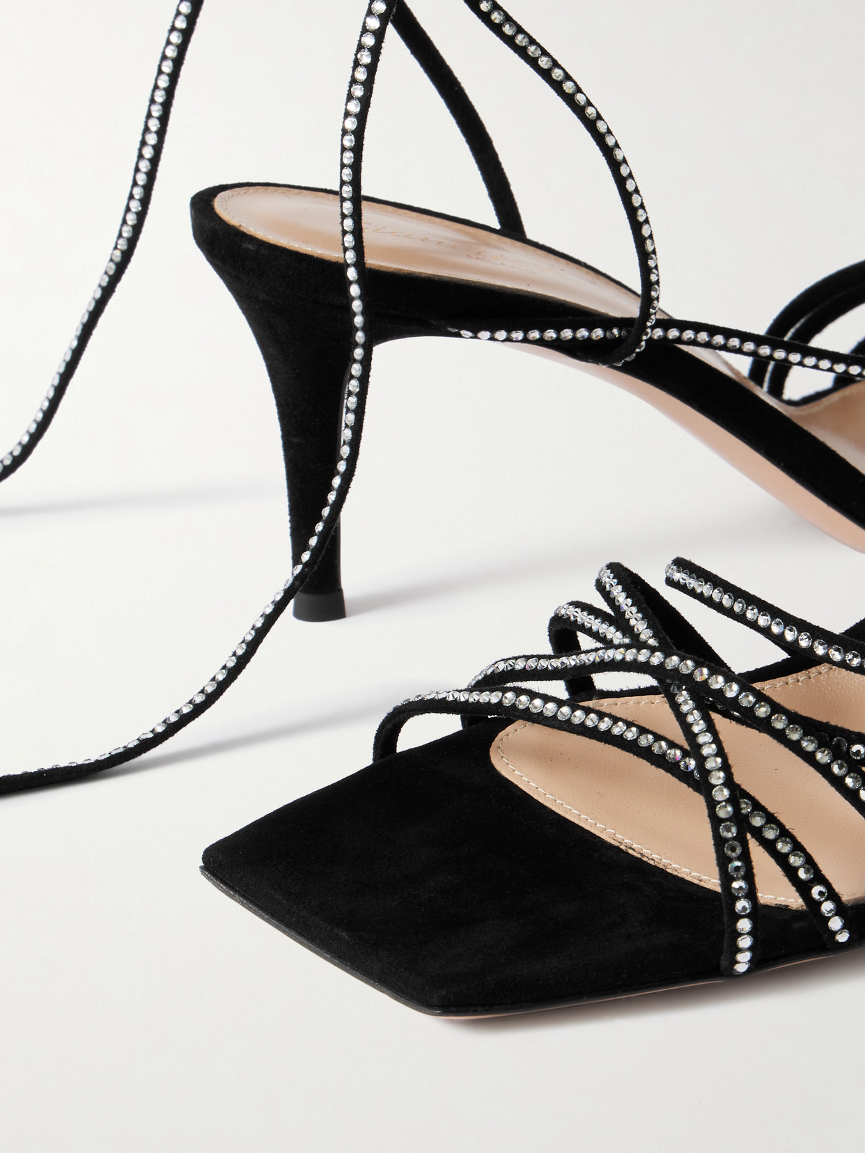 75 Crystal-Embellished Sandals