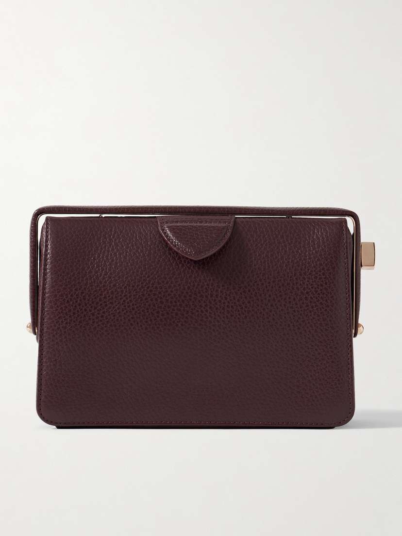 Gabriela Hearst Carrington Textured-leather Clutch