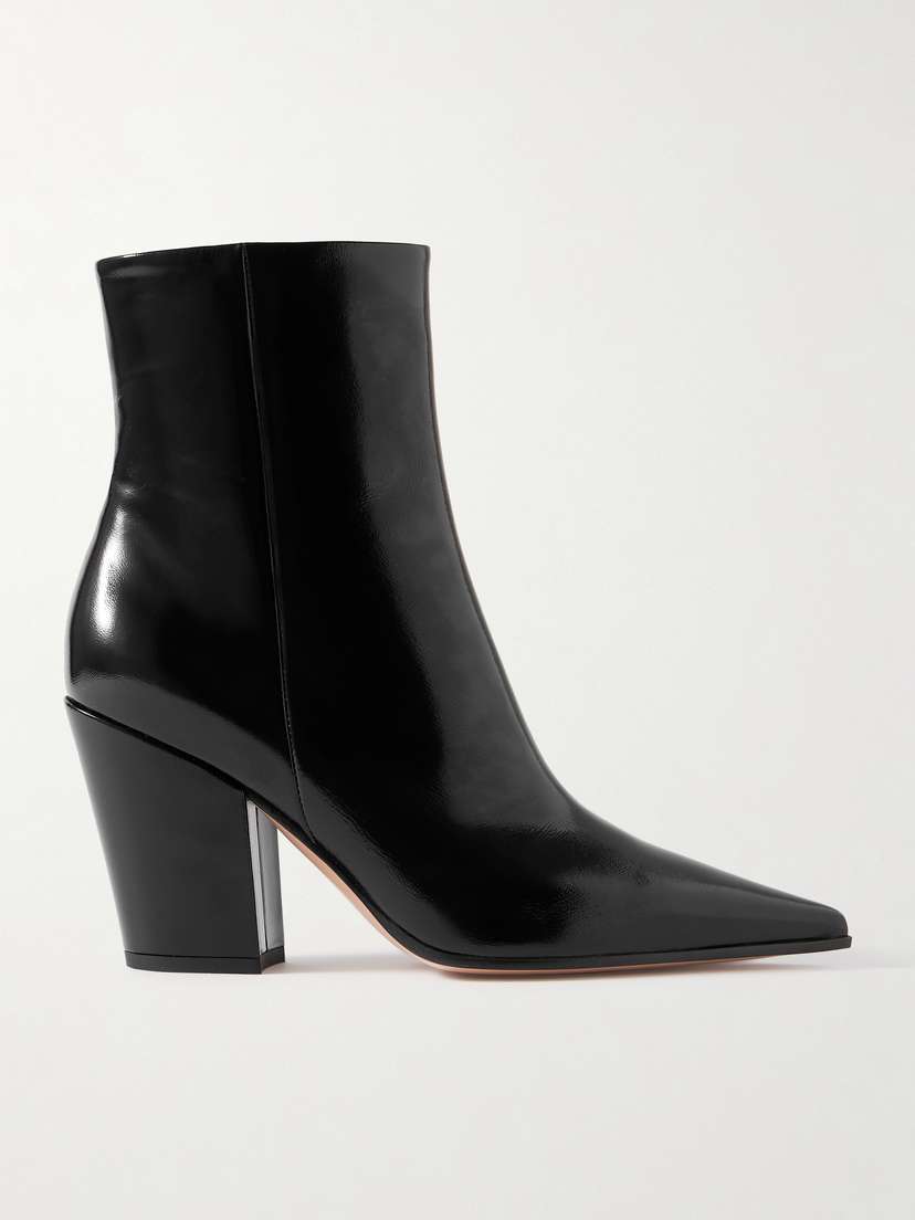 Gianvito Rossi Keinna 60 Patent-leather Ankle Boots