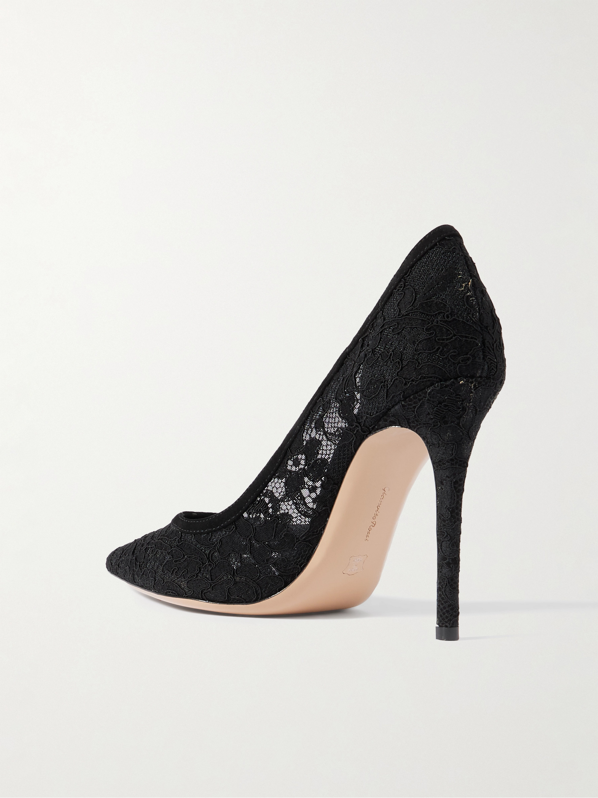 GIANVITO ROSSI Claudia 105 lace pumps