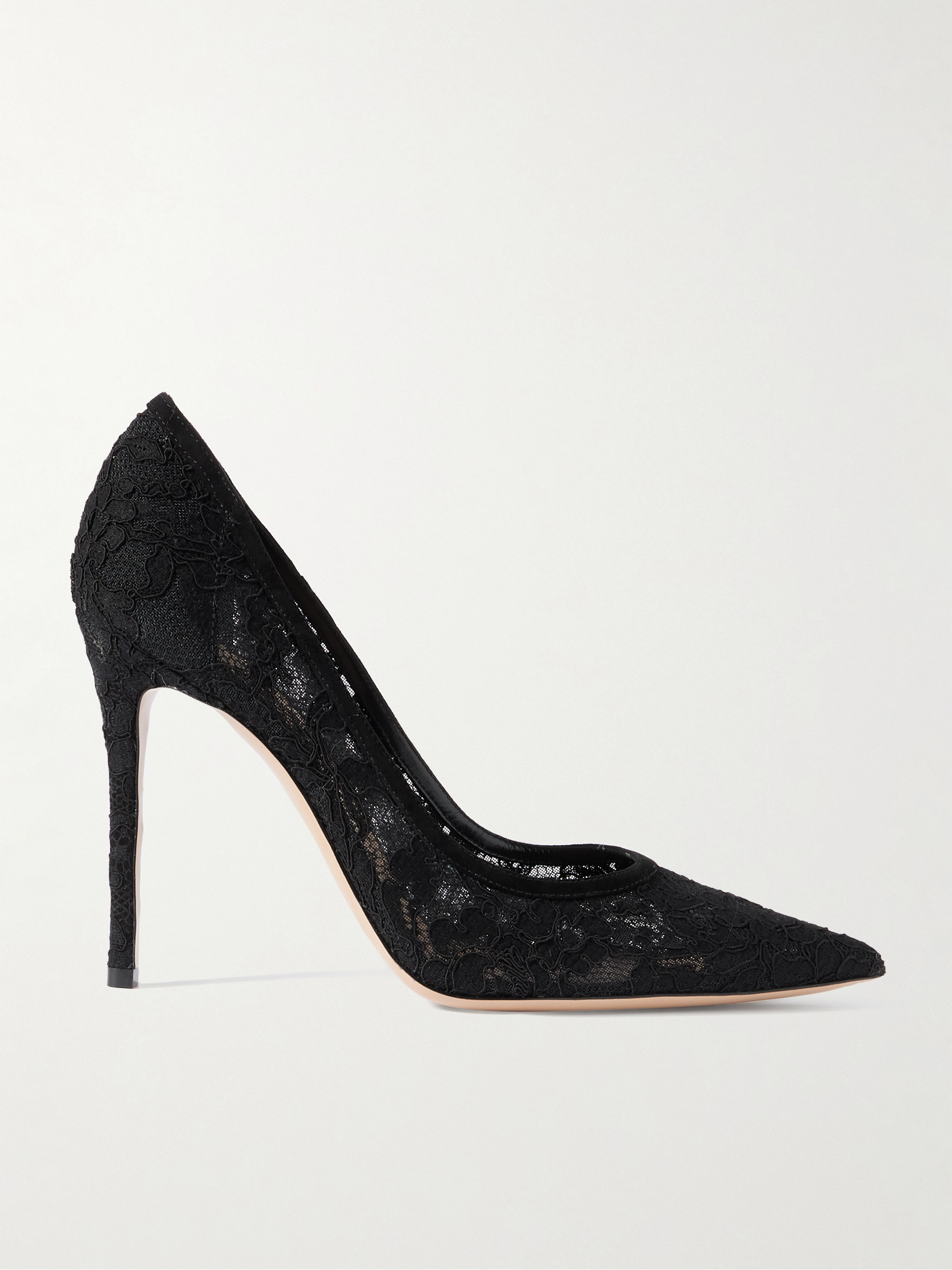 GIANVITO ROSSI Claudia 105 lace pumps