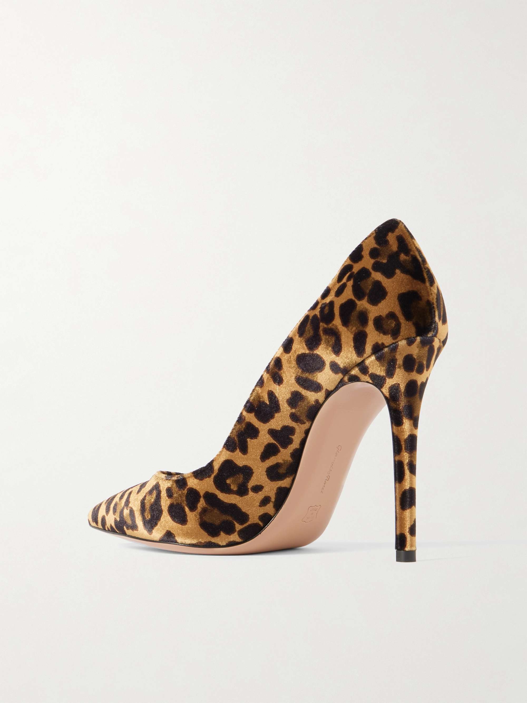 GIANVITO ROSSI حذاء بامب Gianvito 105 من المخمل