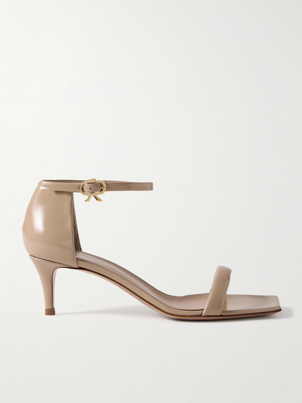 Gianvito Rossi - Rhys 55 Leather Sandals - Beige