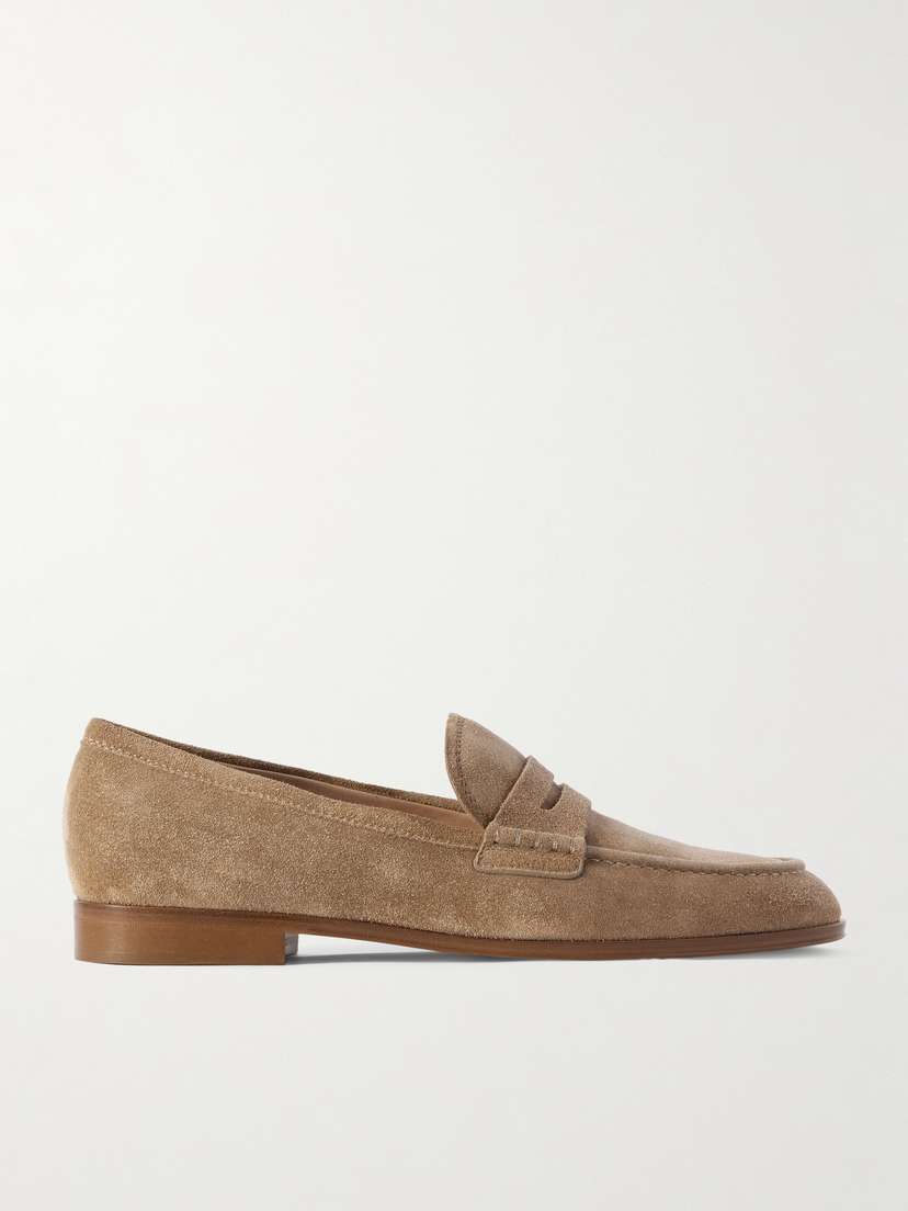 Gianvito Rossi Georgie Suede Loafers