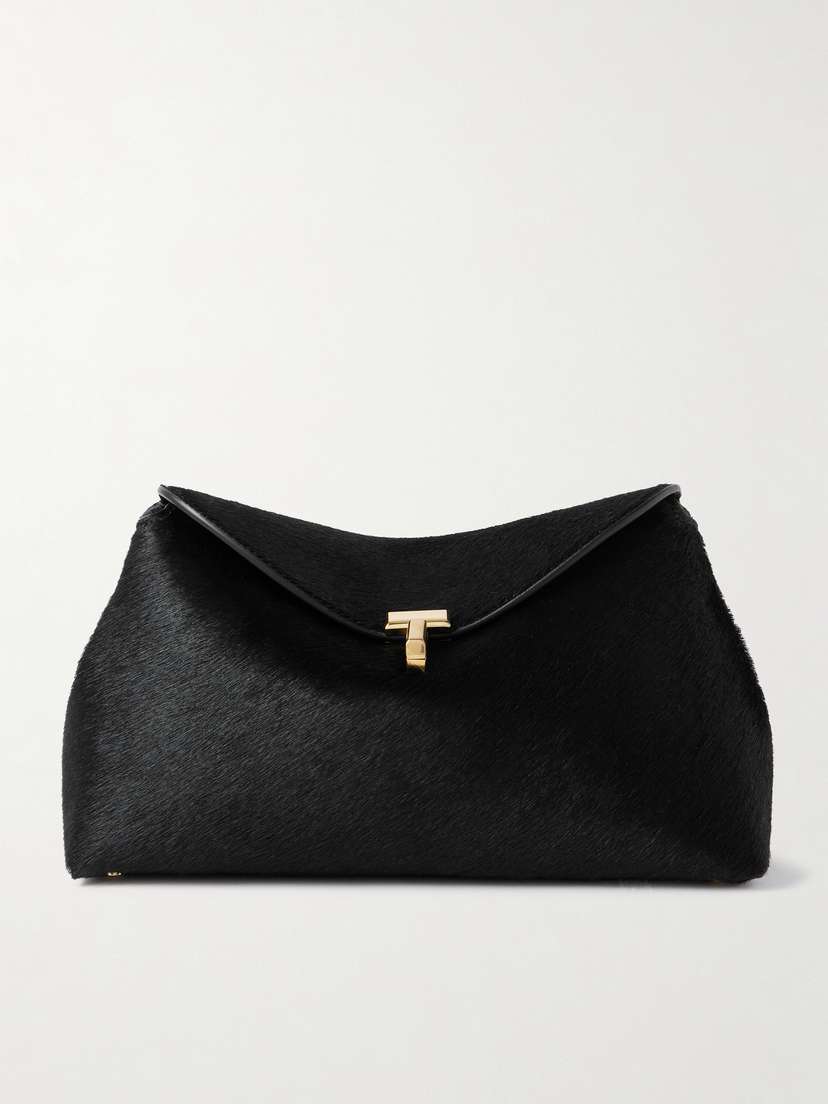 TOTEME T-lock Pony Hair Clutch