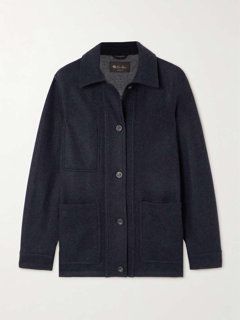 Loro Piana Astrid Brushed Cashmere-blend Jacket - x large