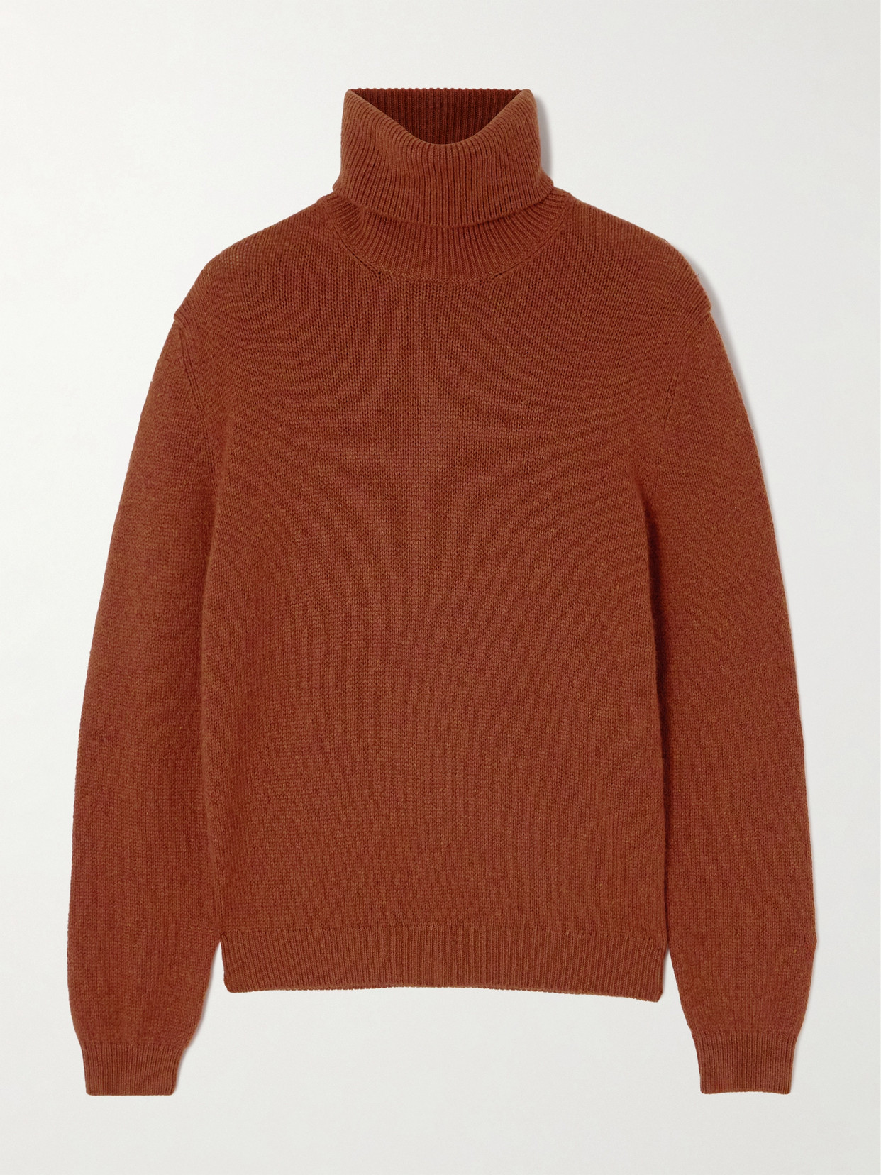 Loro Piana Fobello Cashmere Turtleneck Sweater In Brown