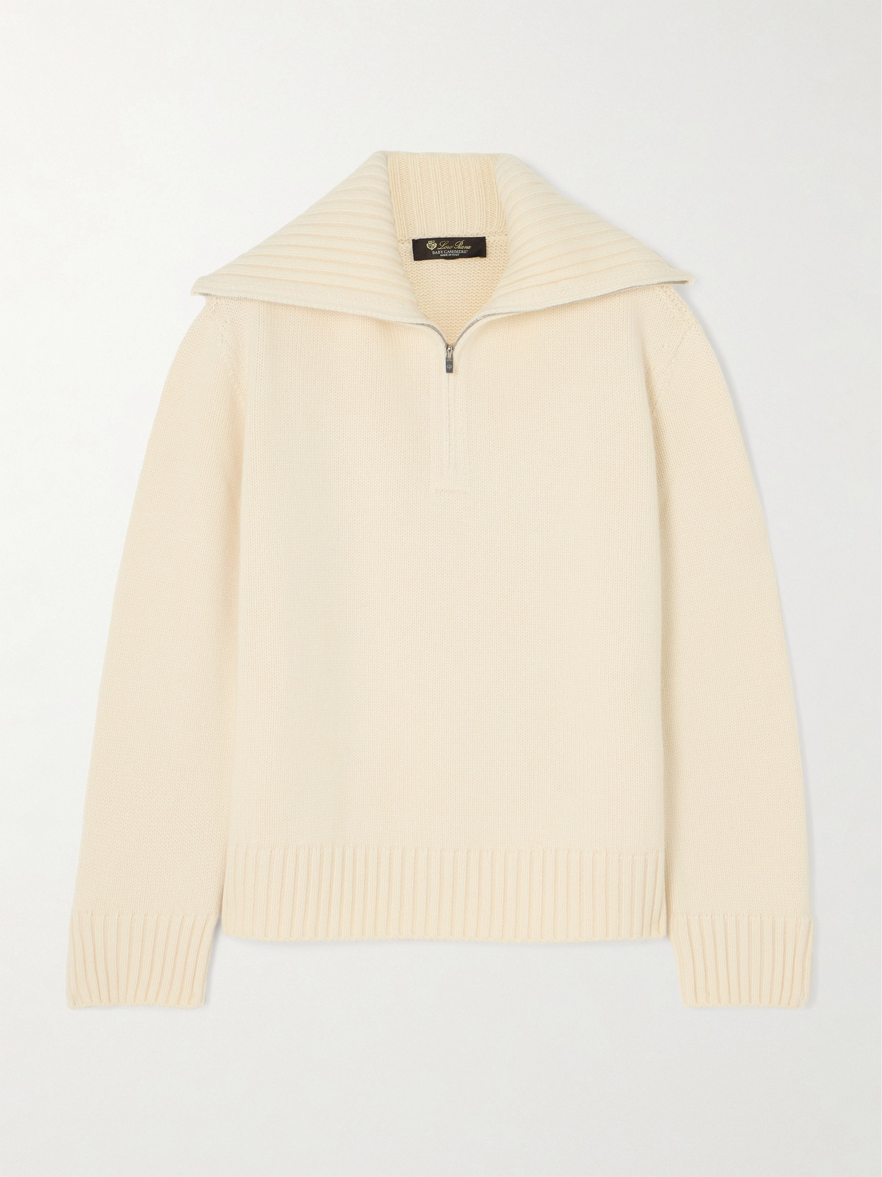 Loro Piana Cashmere Jumper In Cream