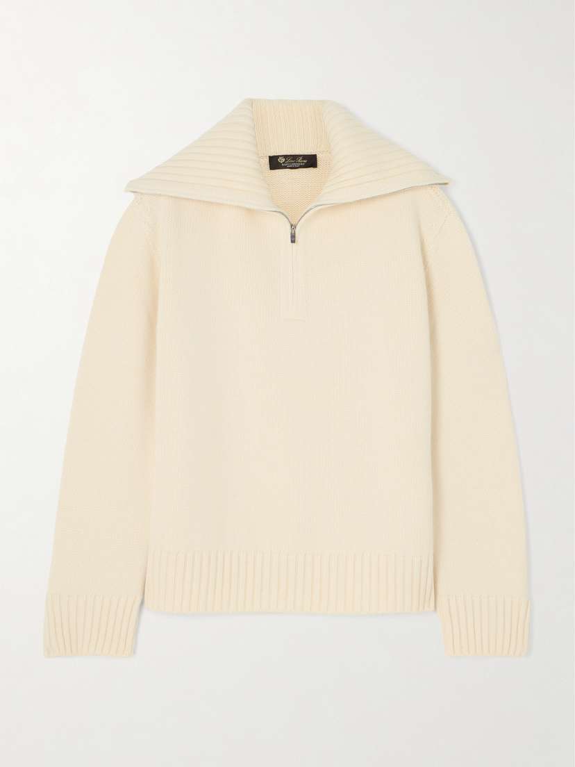 Loro Piana Cashmere Half-zip Sweater