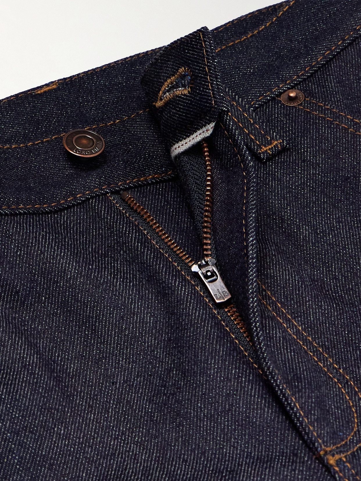 Faron Cotton And Cashmere-Blend Denim Bootcut Jeans