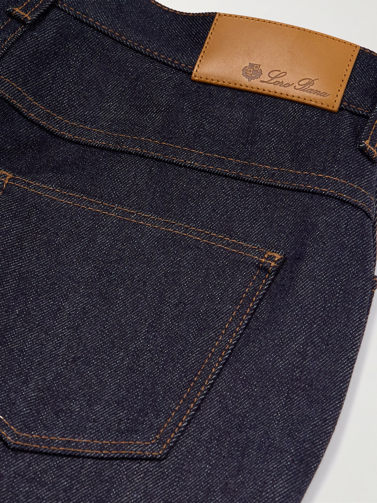 Faron Cotton And Cashmere-Blend Denim Bootcut Jeans
