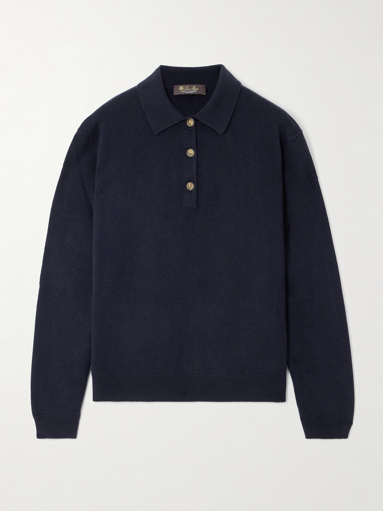 Loro Piana - Cashmere Polo Sweater - Blue