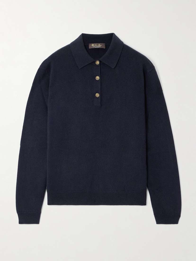 Loro Piana Cashmere Polo Sweater
