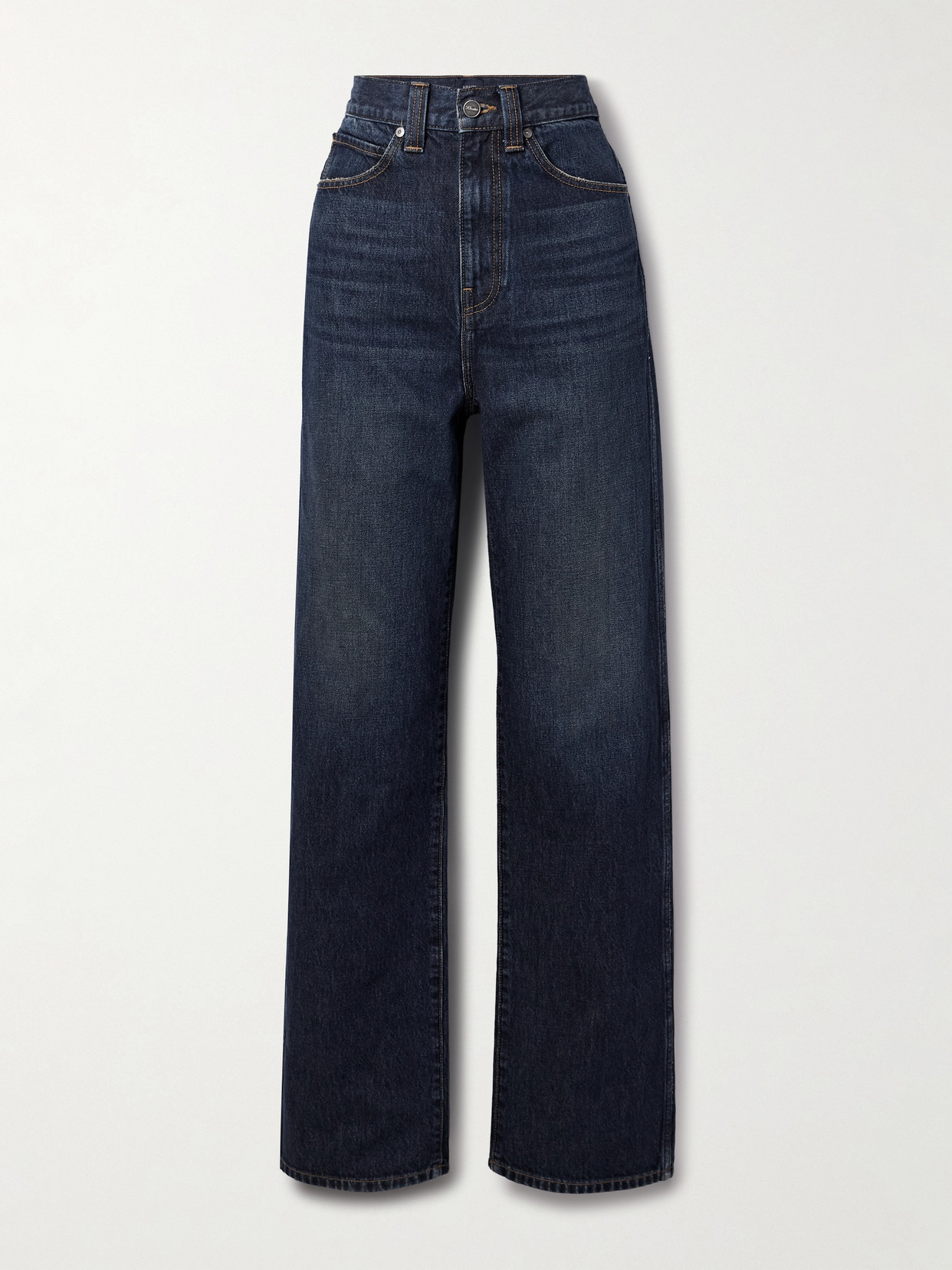 Khaite Bonnie Mid-rise Boyfriend Jeans In Blue