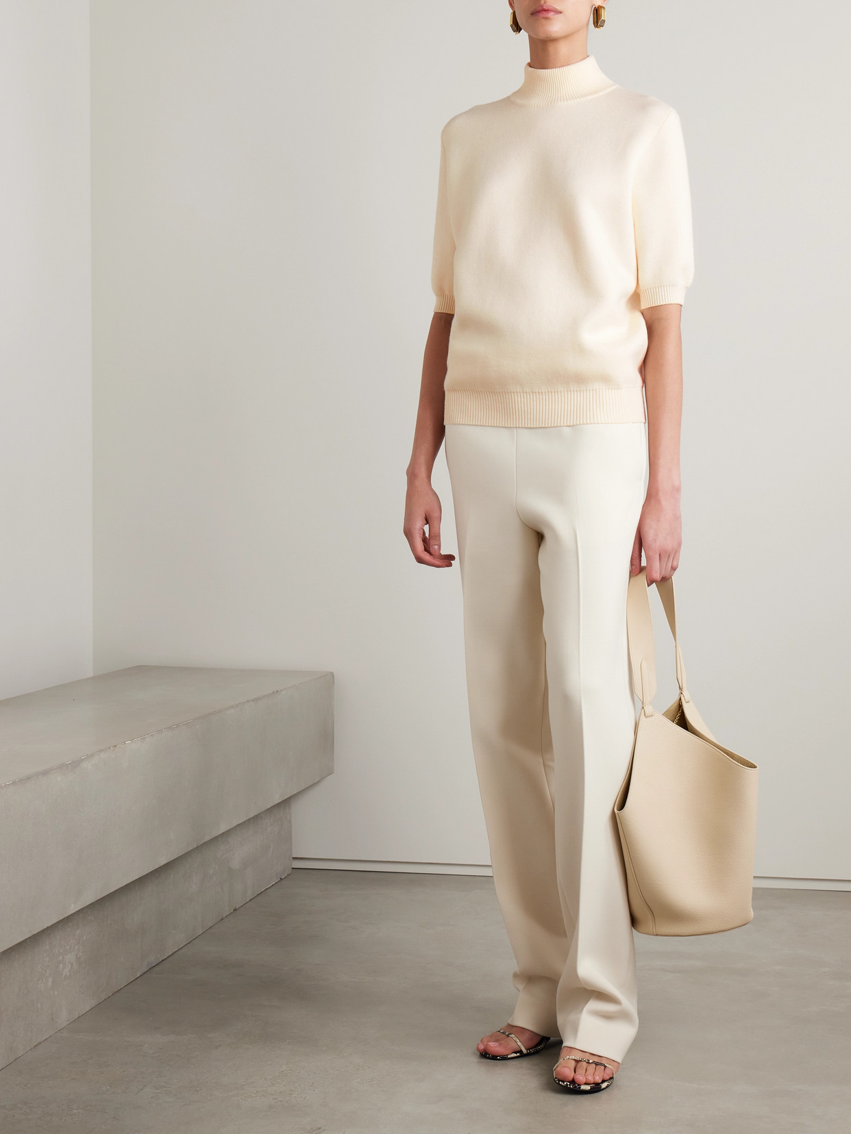 KHAITE MARCO WOOL-BLEND TURTLENECK SWEATER