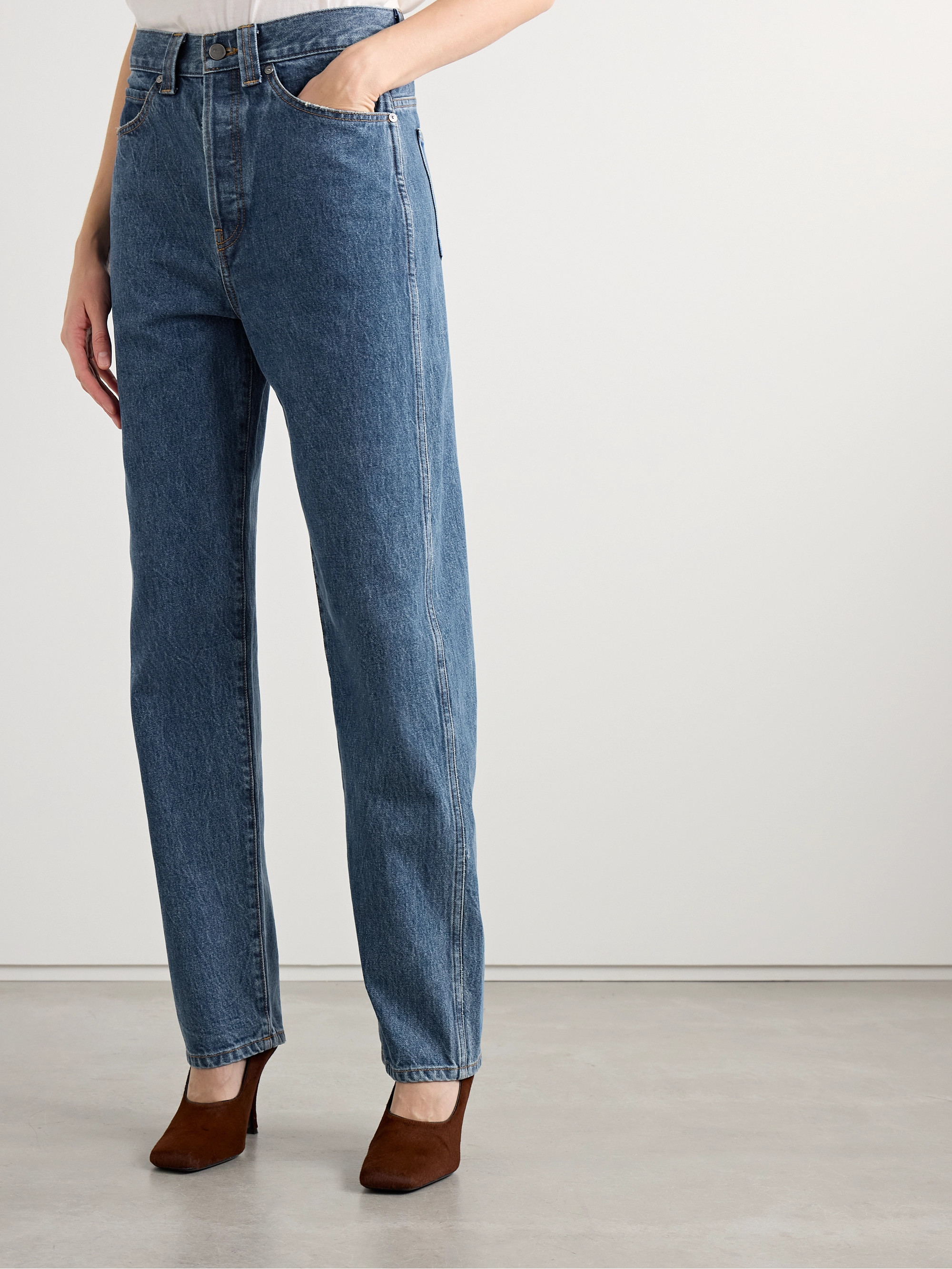 KHAITE Corben low-rise jeans