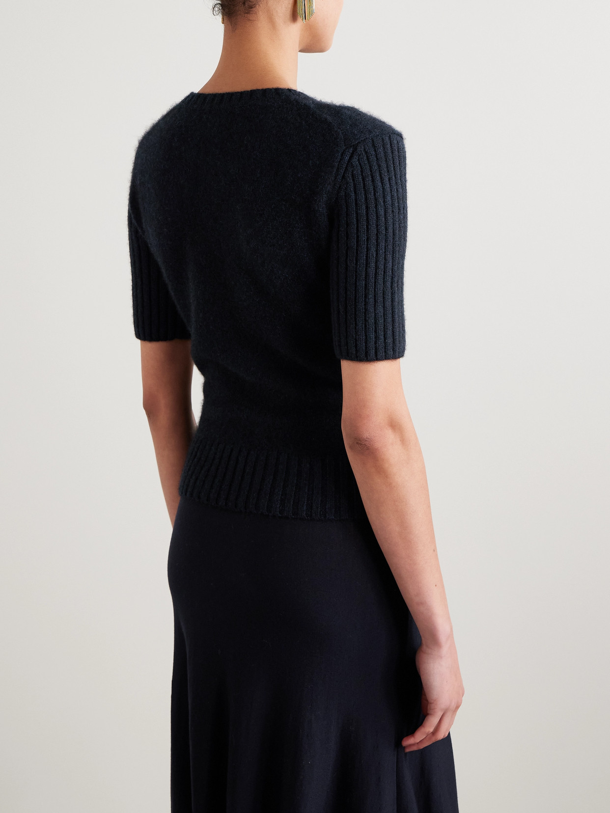 Mia Ribbed Cashmere Sweater