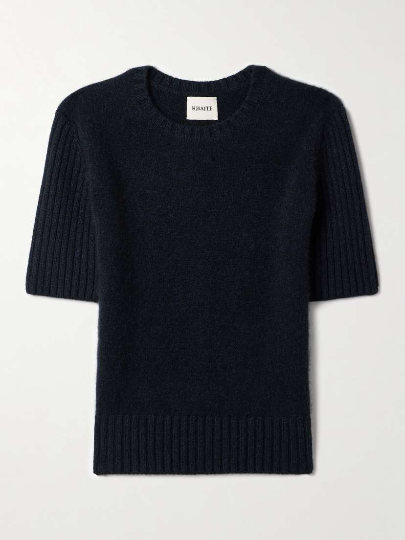 Khaite Mia Ribbed Cashmere Sweater