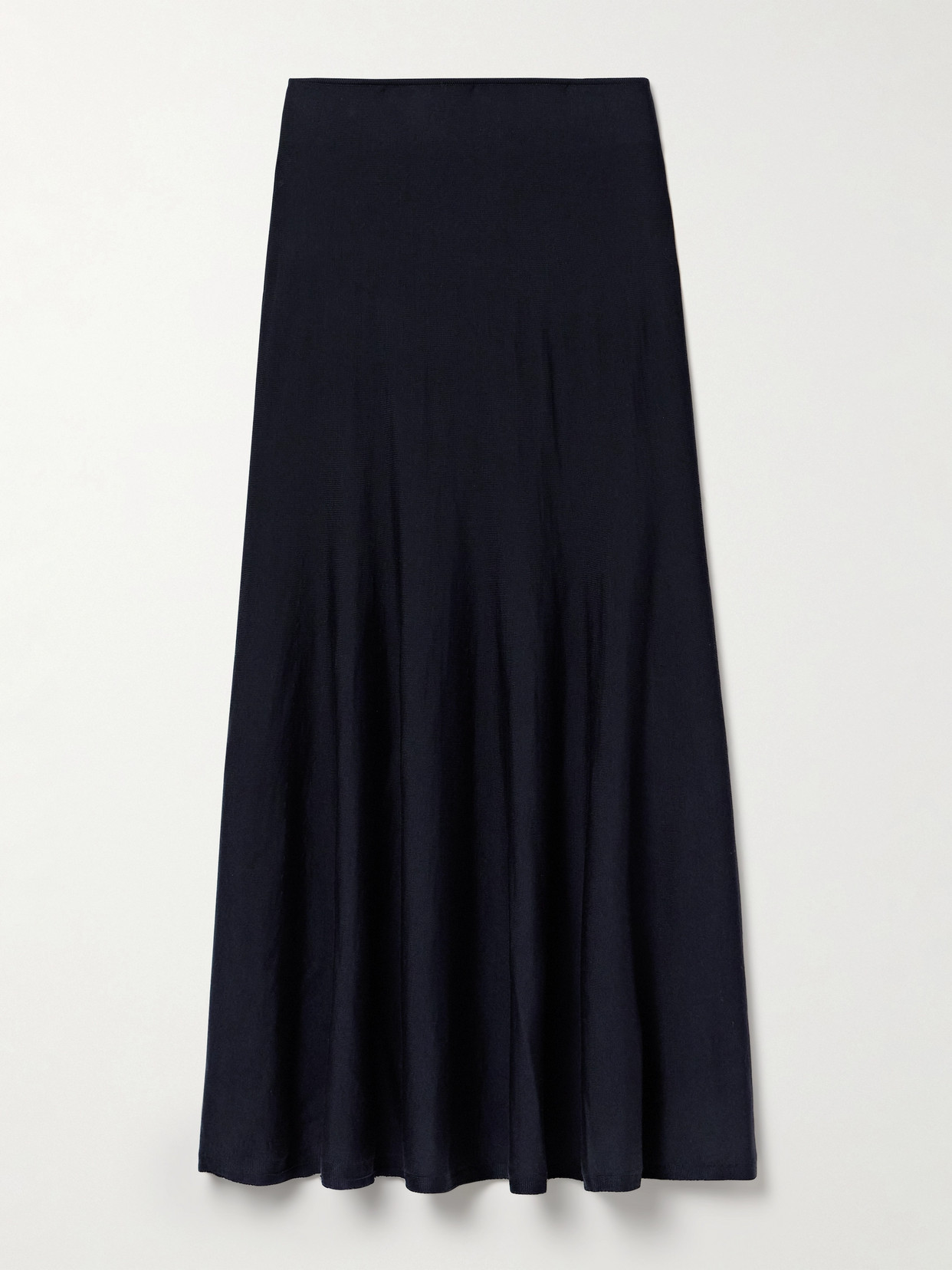 KHAITE - Mayu Wool-blend Midi Skirt - Blue