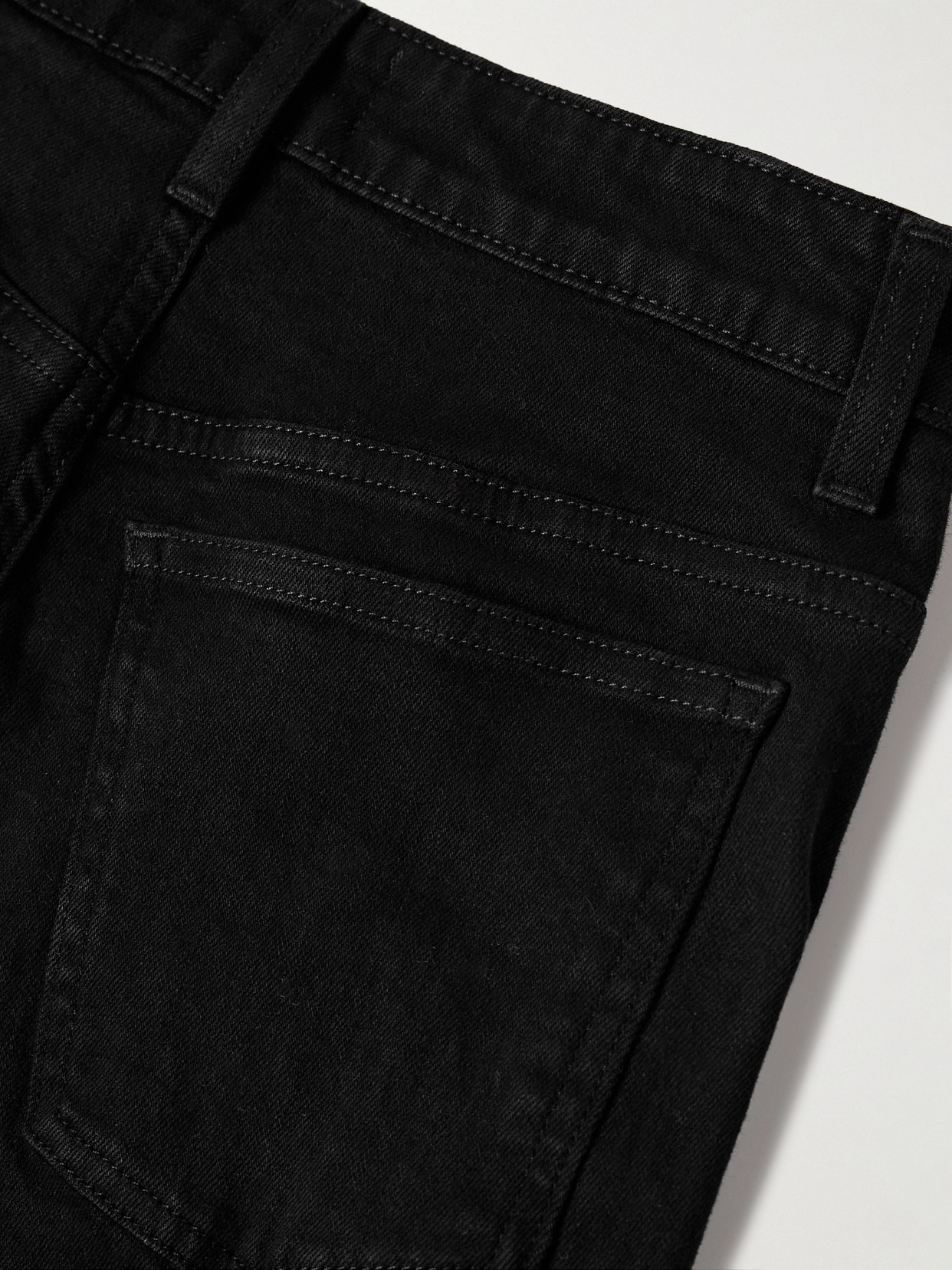 KHAITE VIVIAN MID-RISE STRAIGHT-LEG JEANS