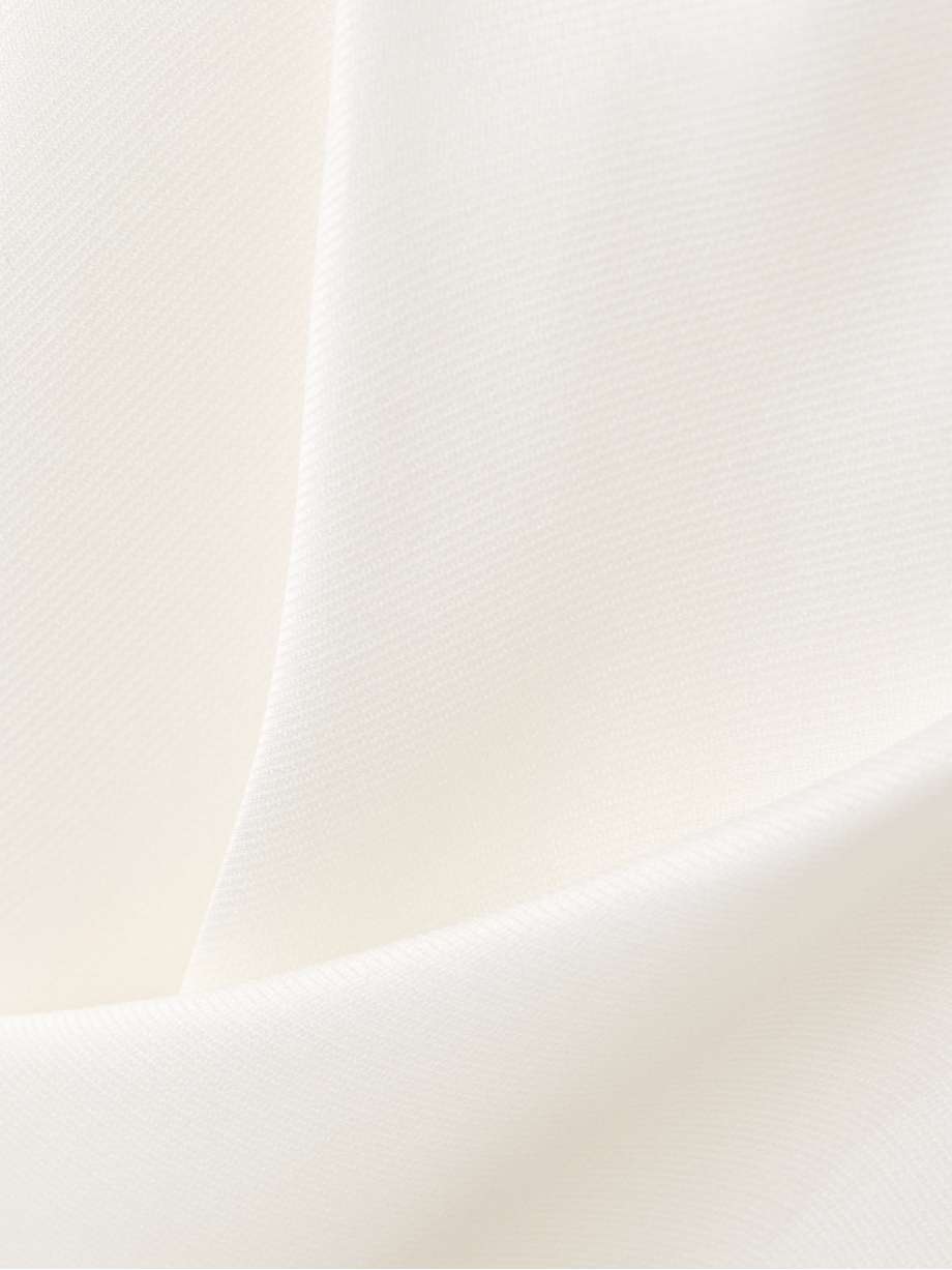 kenith draped cotton-taffeta gown
