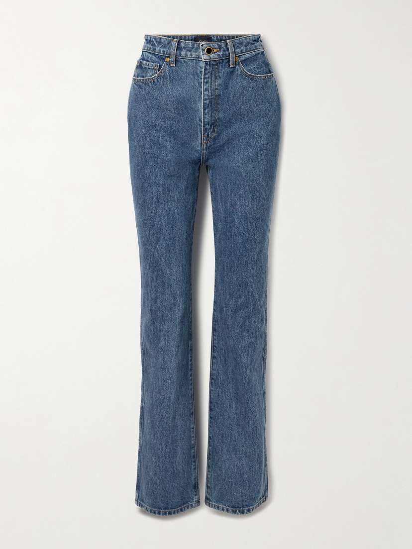 Khaite Danielle High-rise Slim-leg Jeans