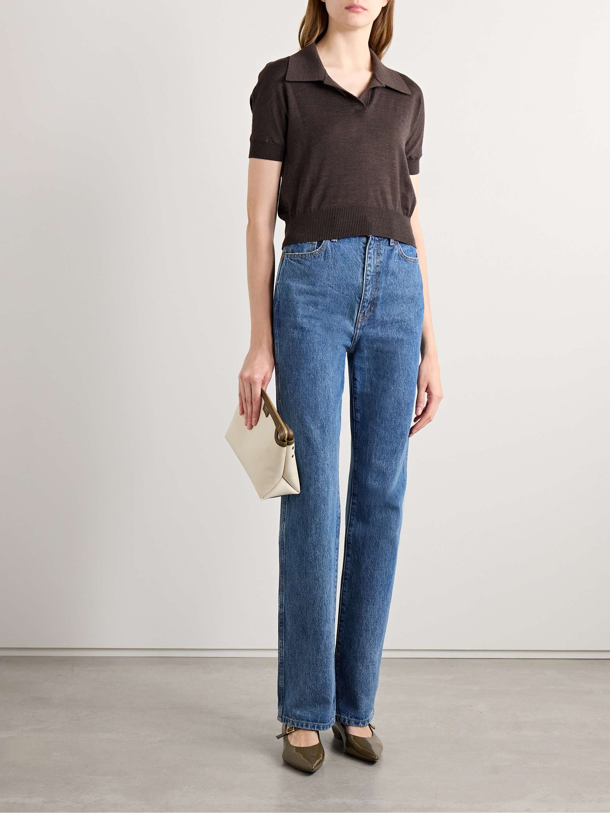KHAITE ハイライズ スリムジーンズ | NET-A-PORTER