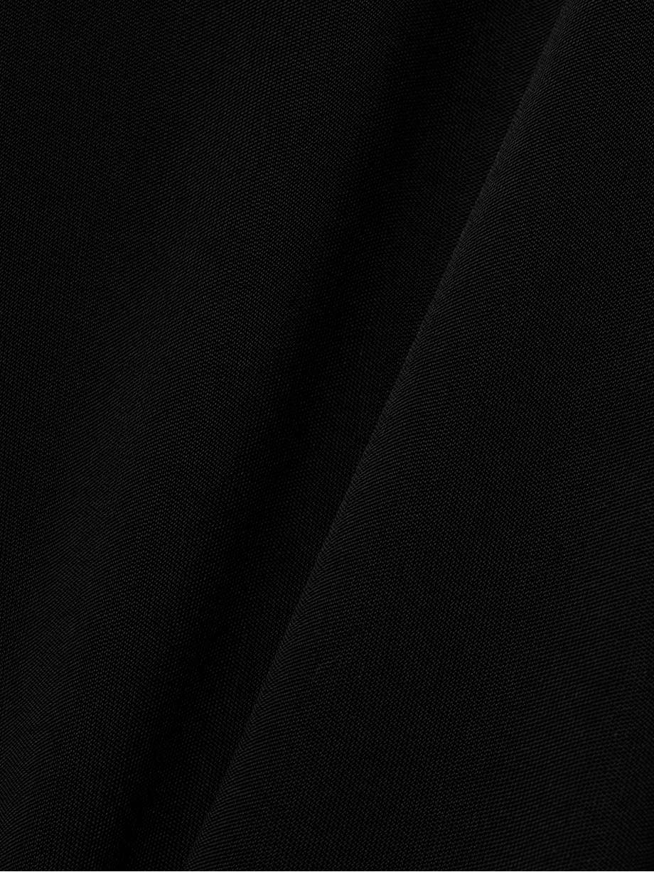 norla jersey turtleneck gown